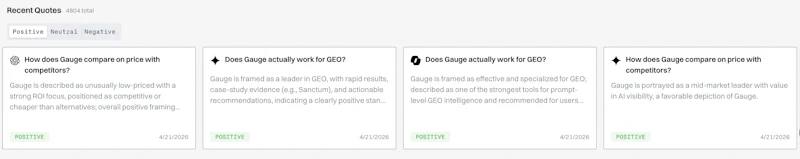 Gauge Sentiment screenshot 3