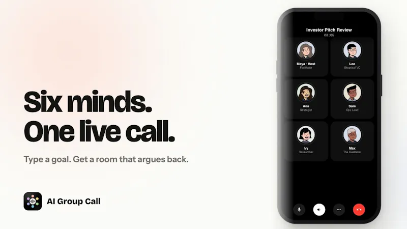 AI Group Call screenshot 1 (video preview)