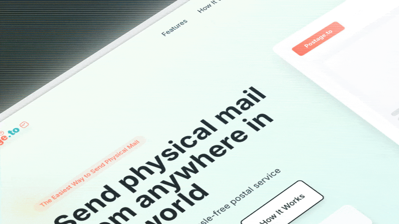 Média Postage.to - Envoyer des lettres physiques dans le monde entier de votre navigateur 1