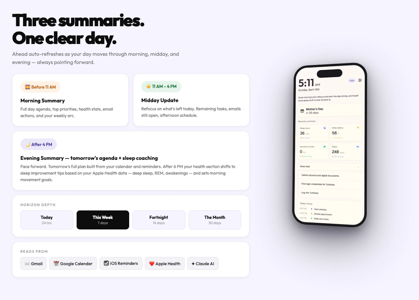 Ahead for iOS screenshot 1