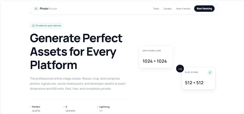 PhotoResizer — Free Online Image Resizer screenshot 2