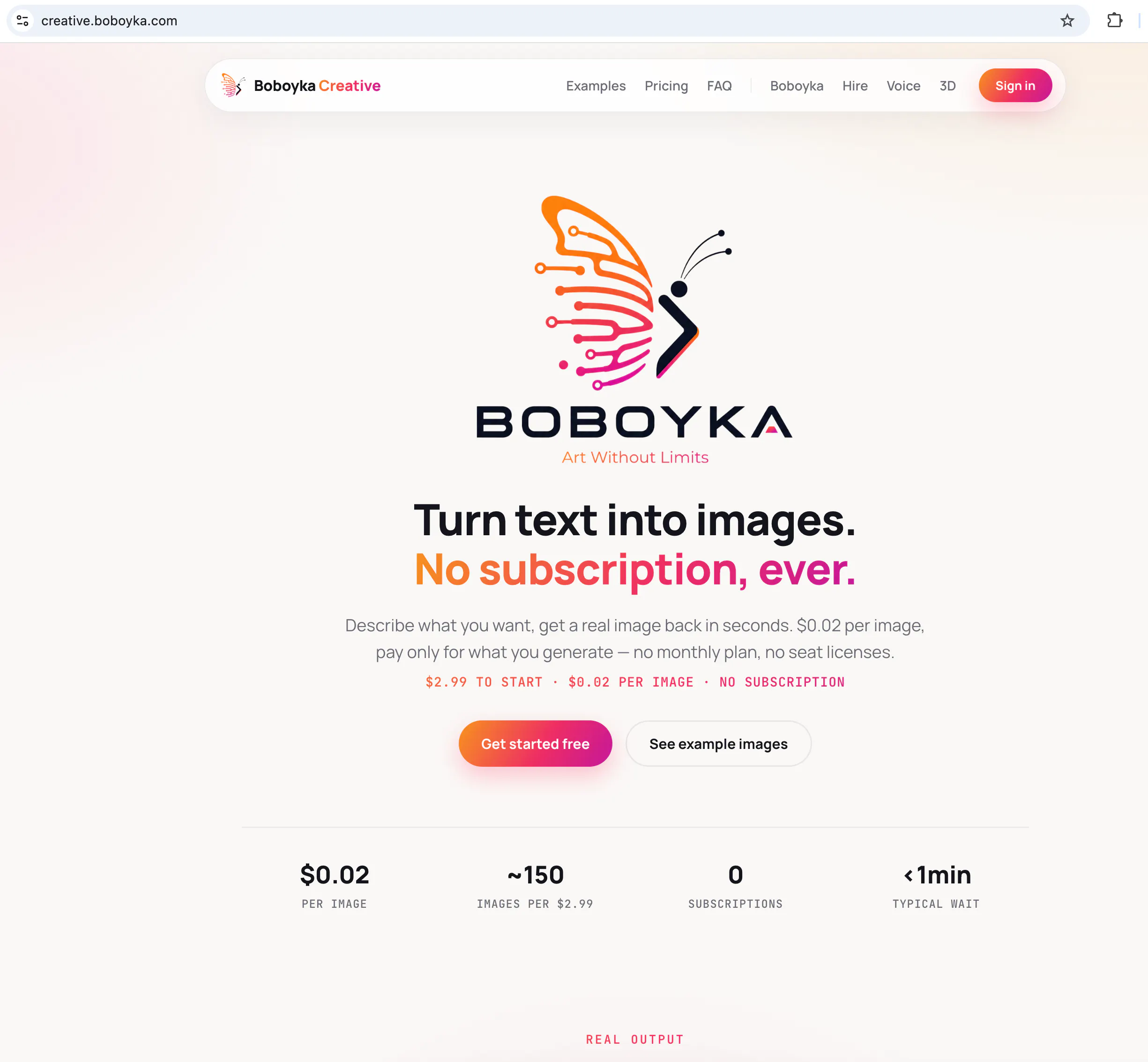 Boboyka Creative - AI image generator gallery image