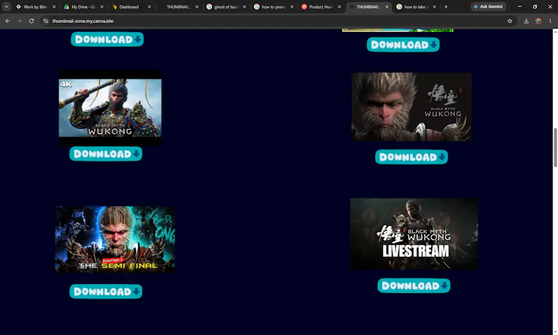 Thumbnail zone screenshot 4