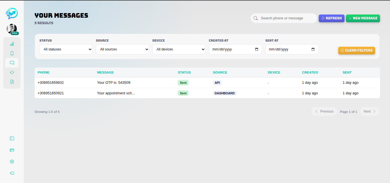 SMSPipe gallery image