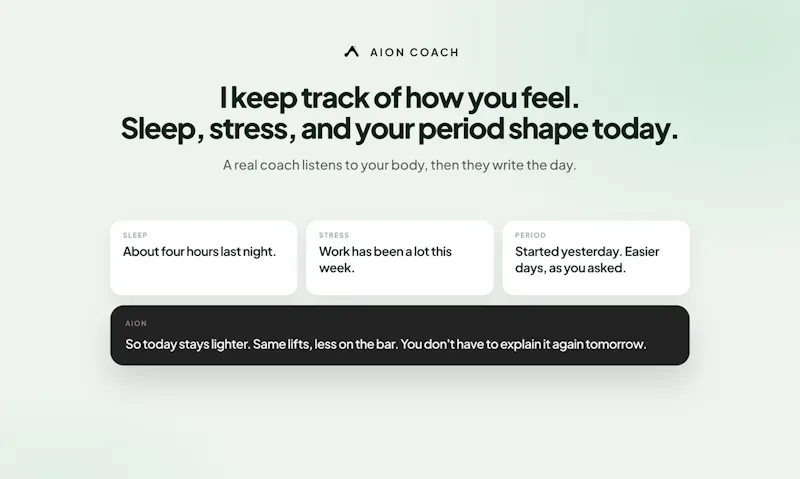 Aion Coach screenshot 2