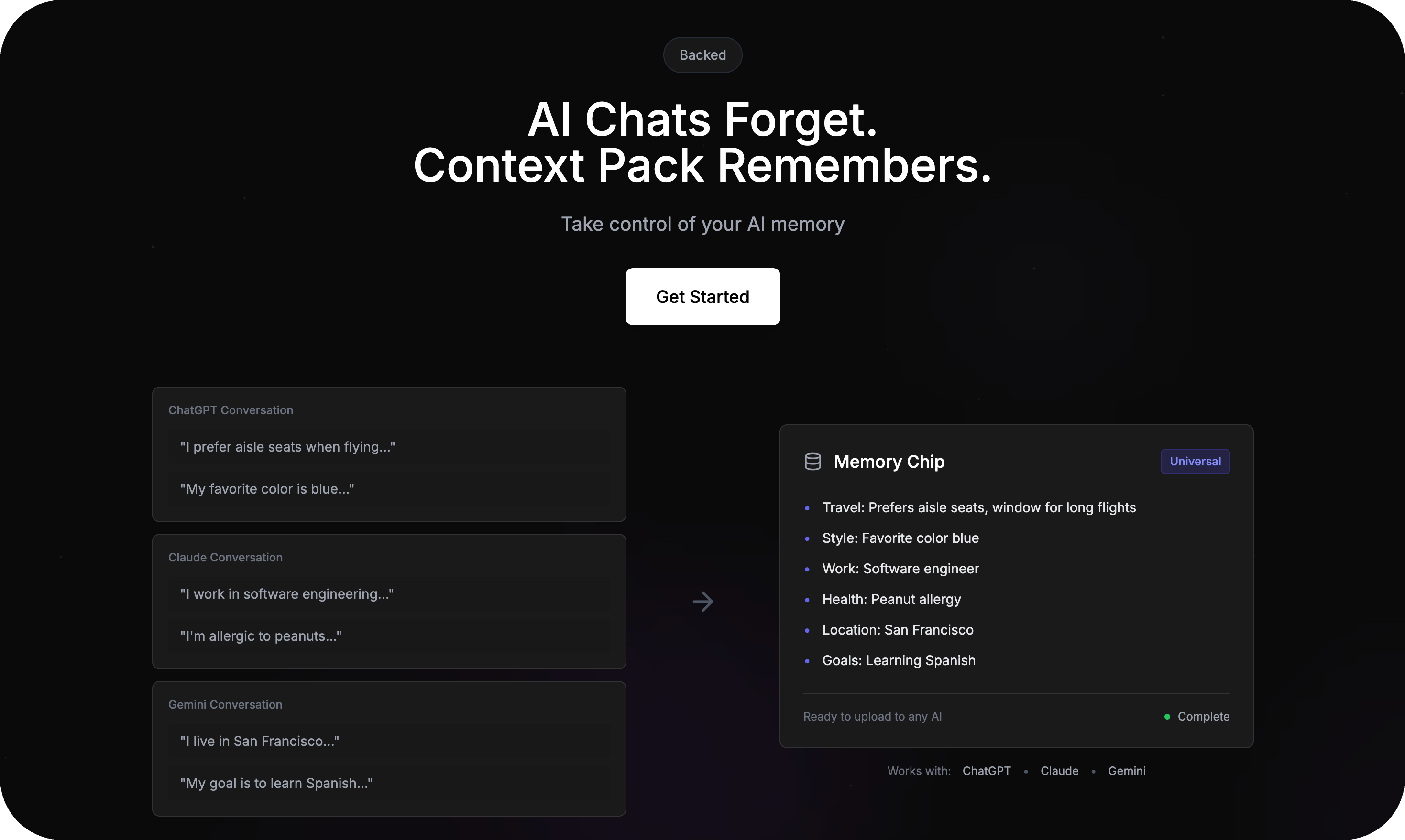 Better AI Context - Main screenshot showing features and interface