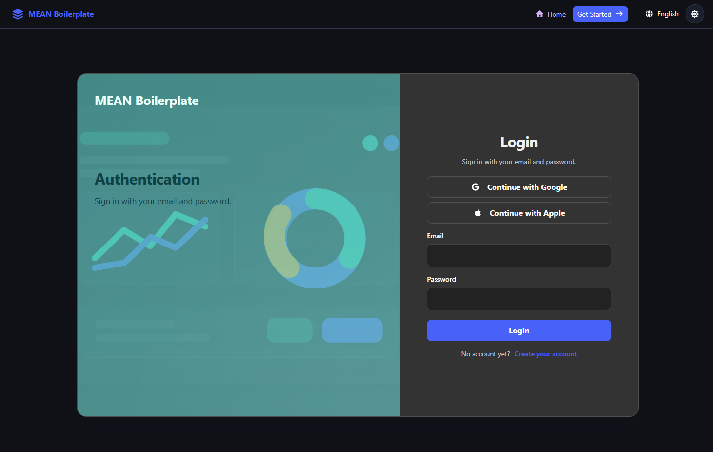 MEAN Stack with Taiga-UI Boilerplate gallery image