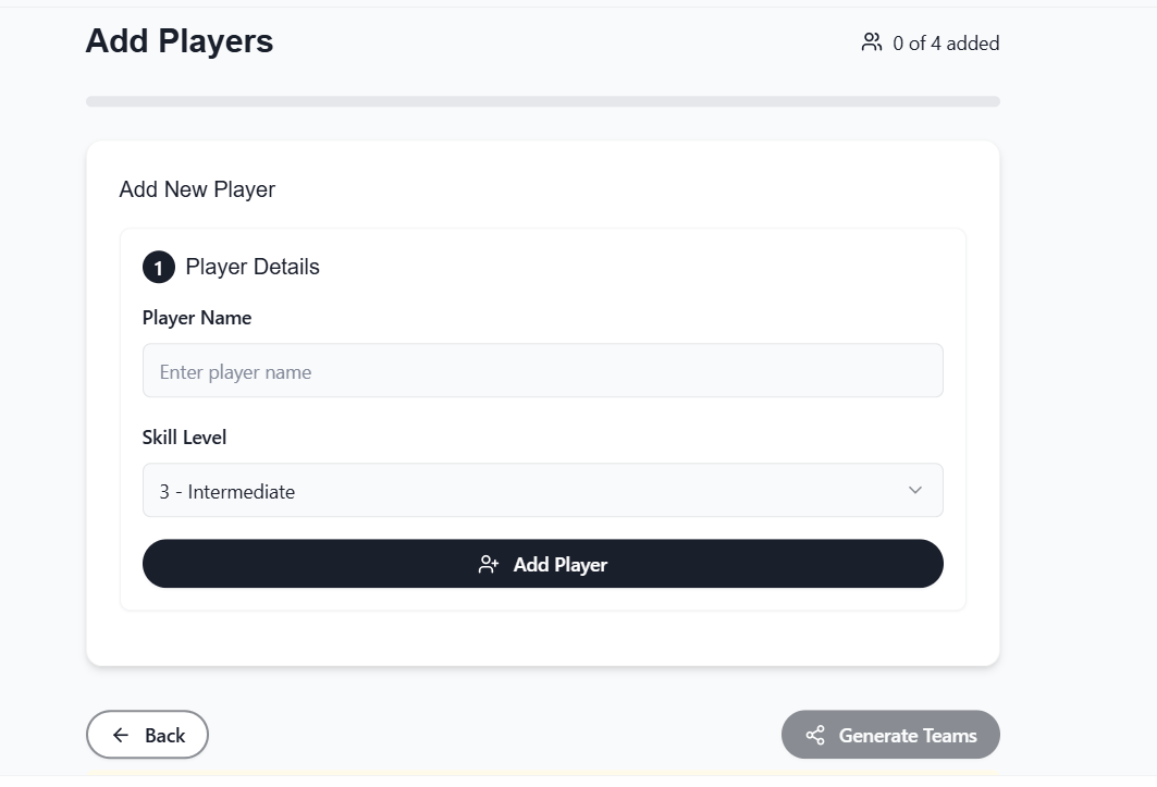 TeamUp - Create balanced teams in seconds media 2