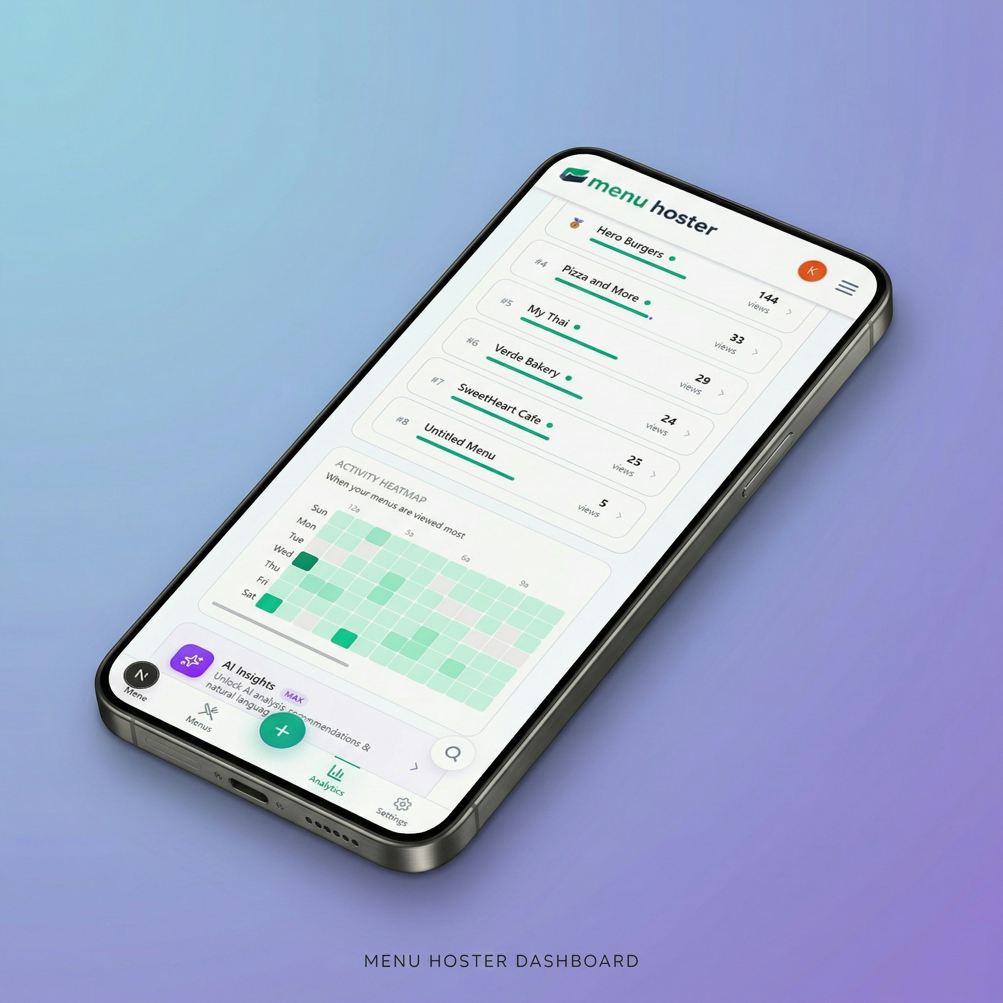 MenuHoster gallery image