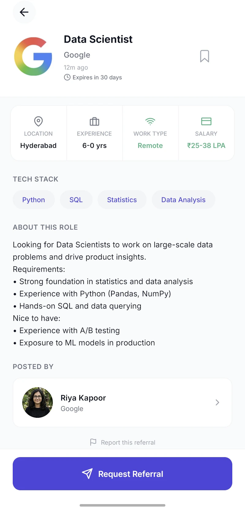 Nod Circle: Job Referrals screenshot 2