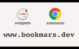 Save code to Bookmarks.dev extension media 1
