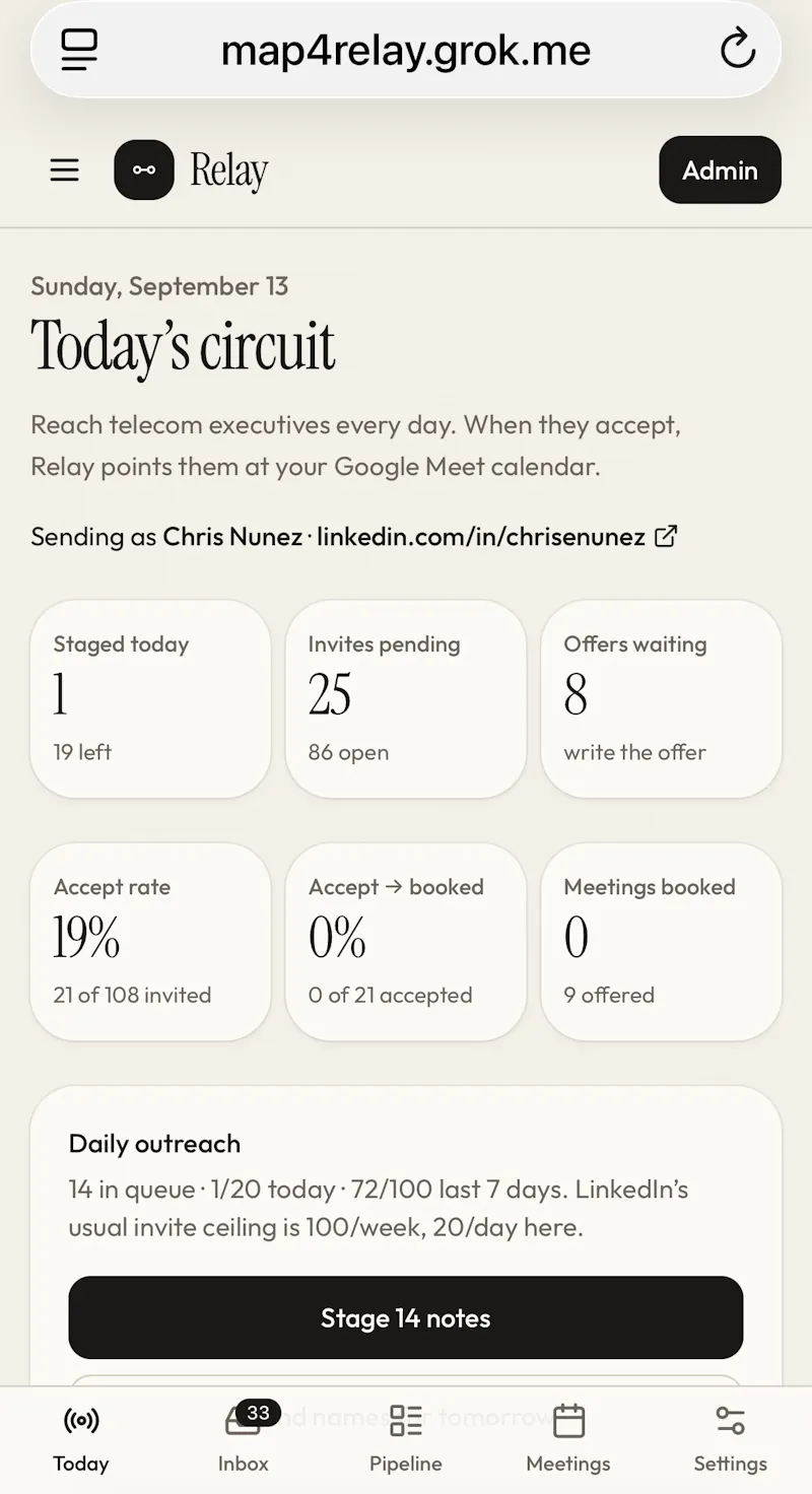 Relay screenshot 3