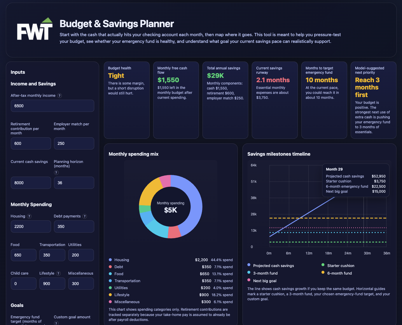 Financial Web Tools gallery image