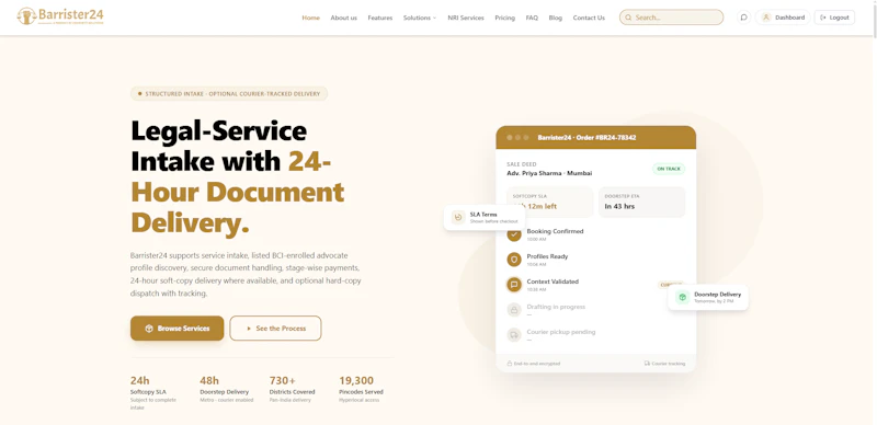 Barrister24 screenshot 1