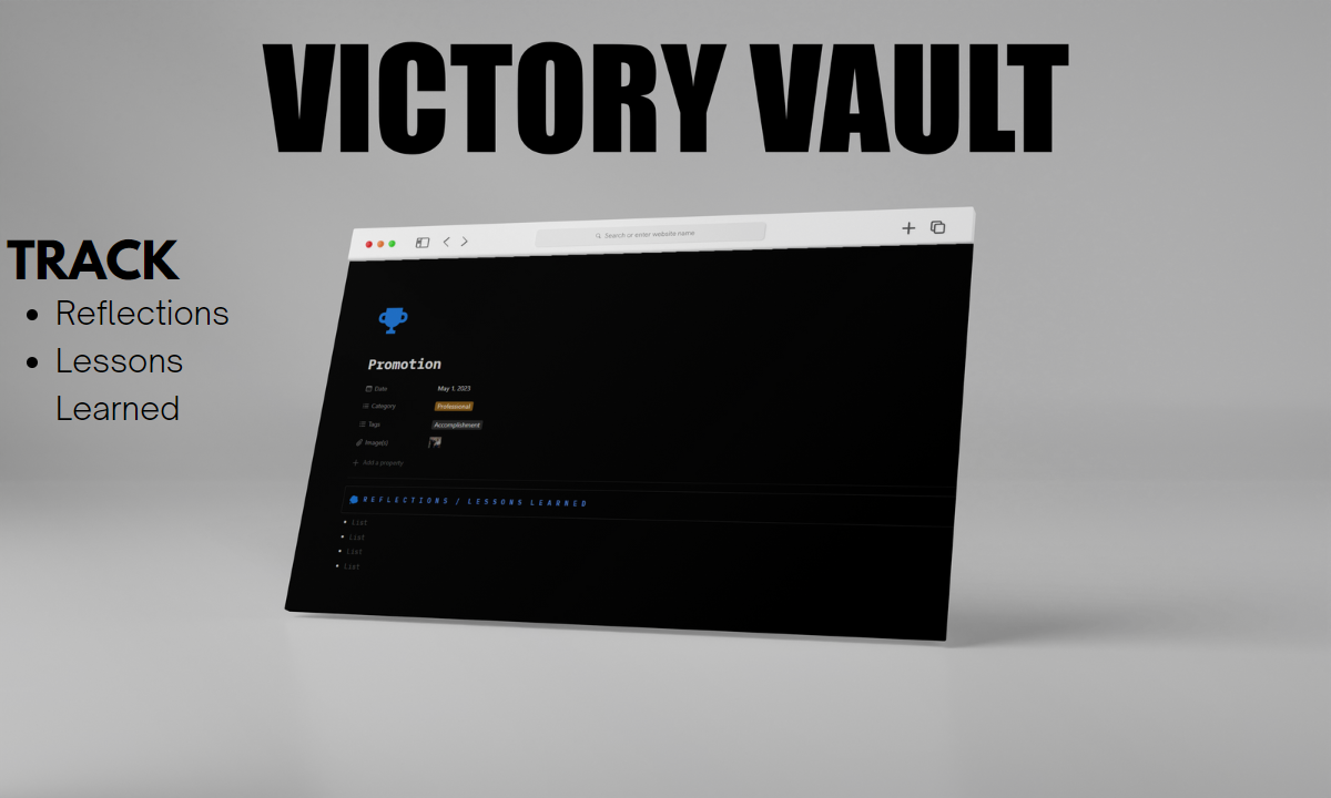 Victory Victory Victory Vault - ฮับเพื่อติดตามเหตุการณ์สำคัญความสำเร็จและความทรงจำทางสายตา media 3