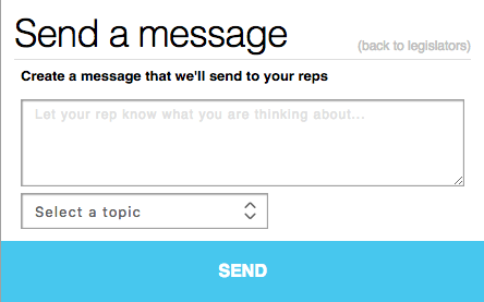 Tell Congress Anything