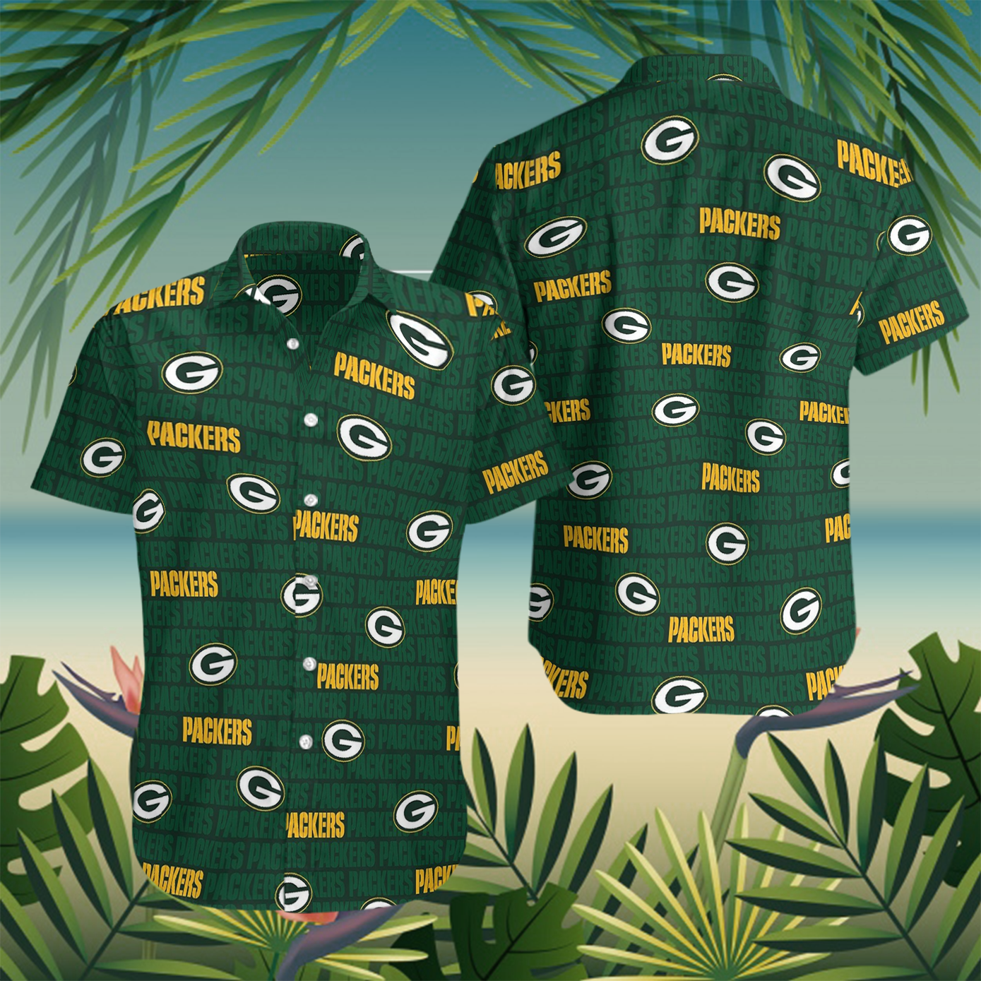 Packers Hawaiian shirt gallery image