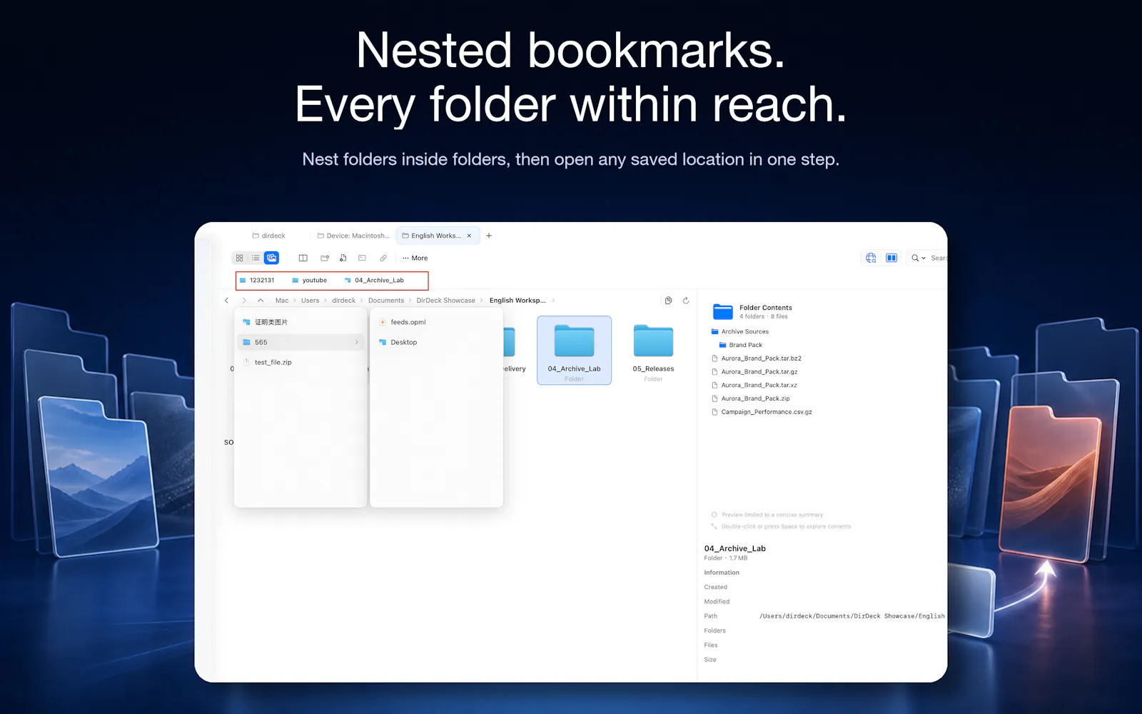 DirDeck screenshot 2