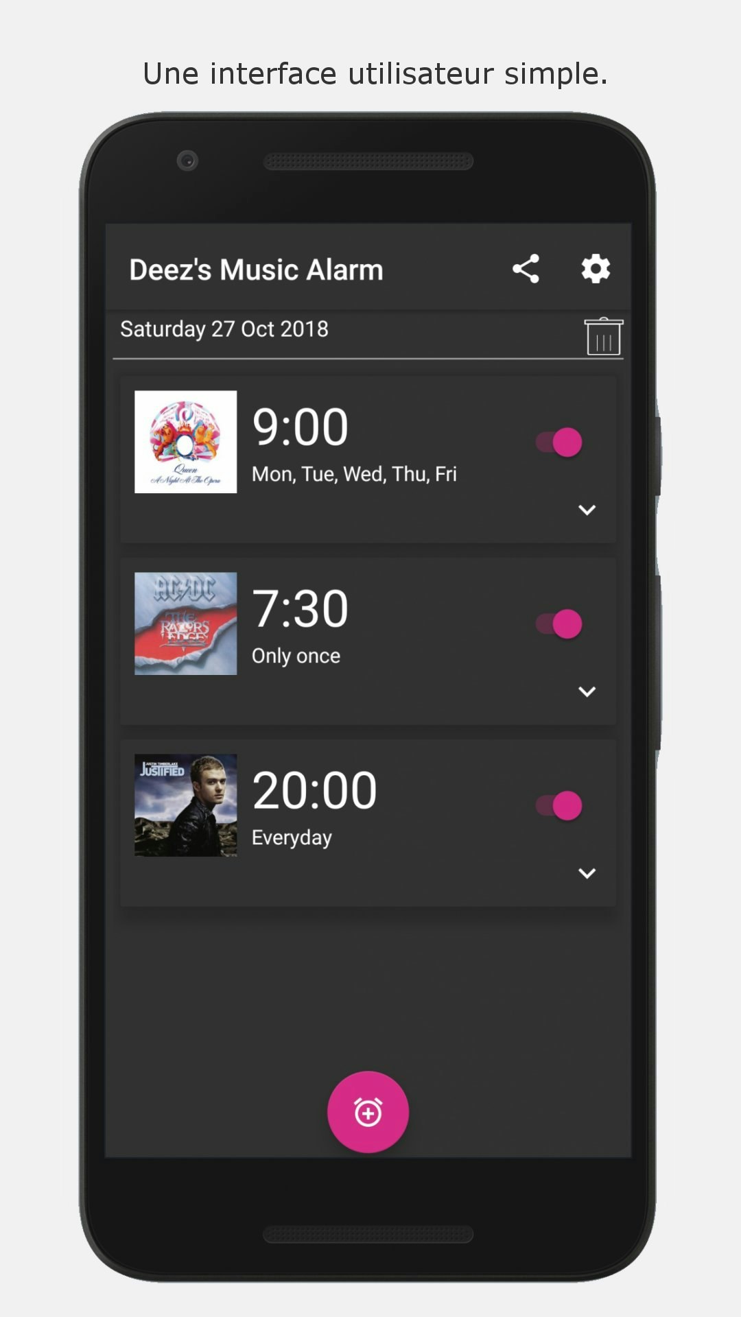 🎸Deez Alarm Clock for Deezer Music Free gallery image