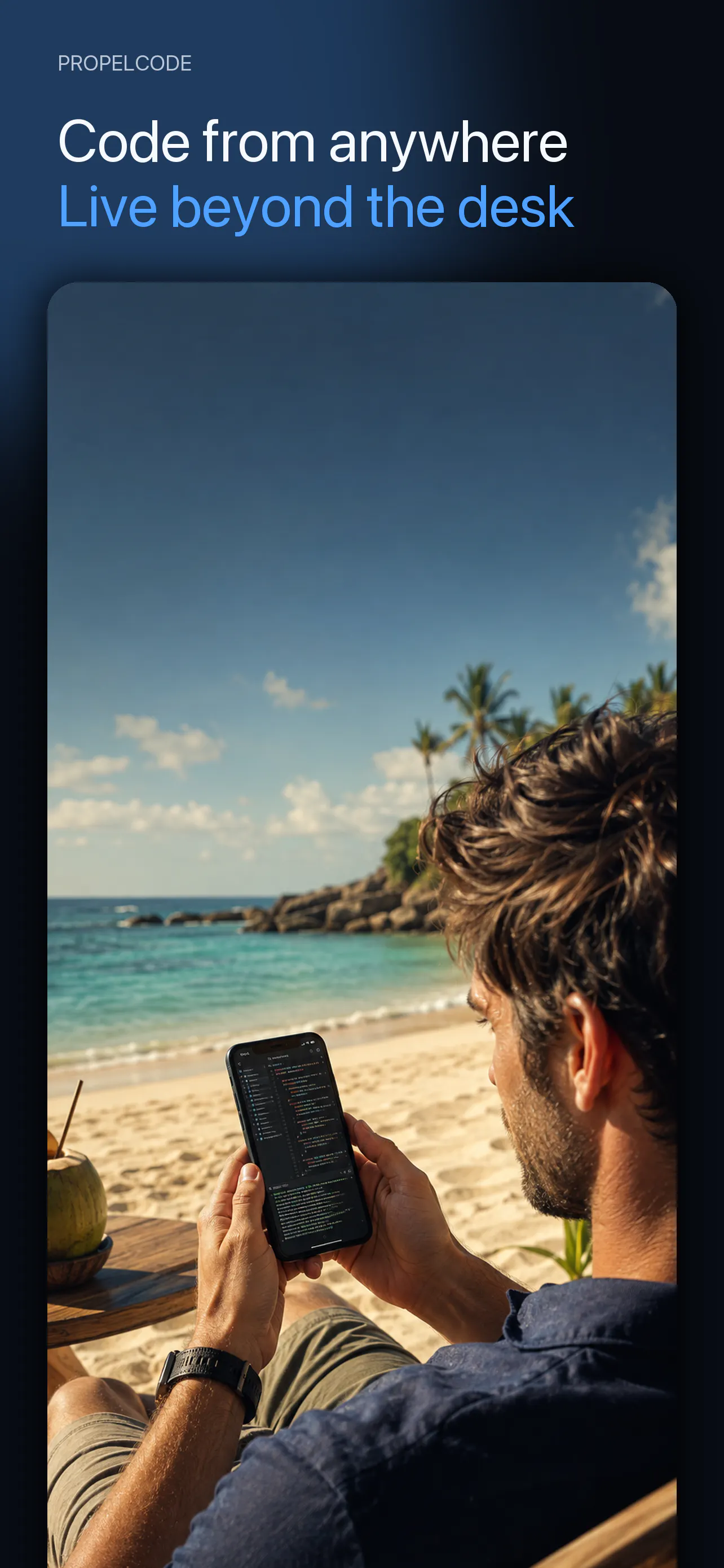 PropelCode: Your IDE, In Your Pocket screenshot