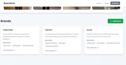 Brandlist gallery image