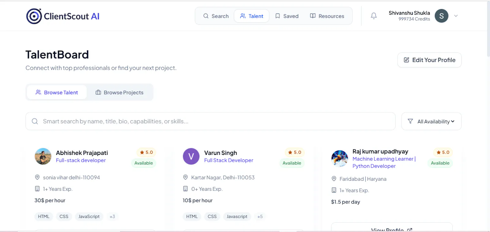 Clientscout screenshot 2