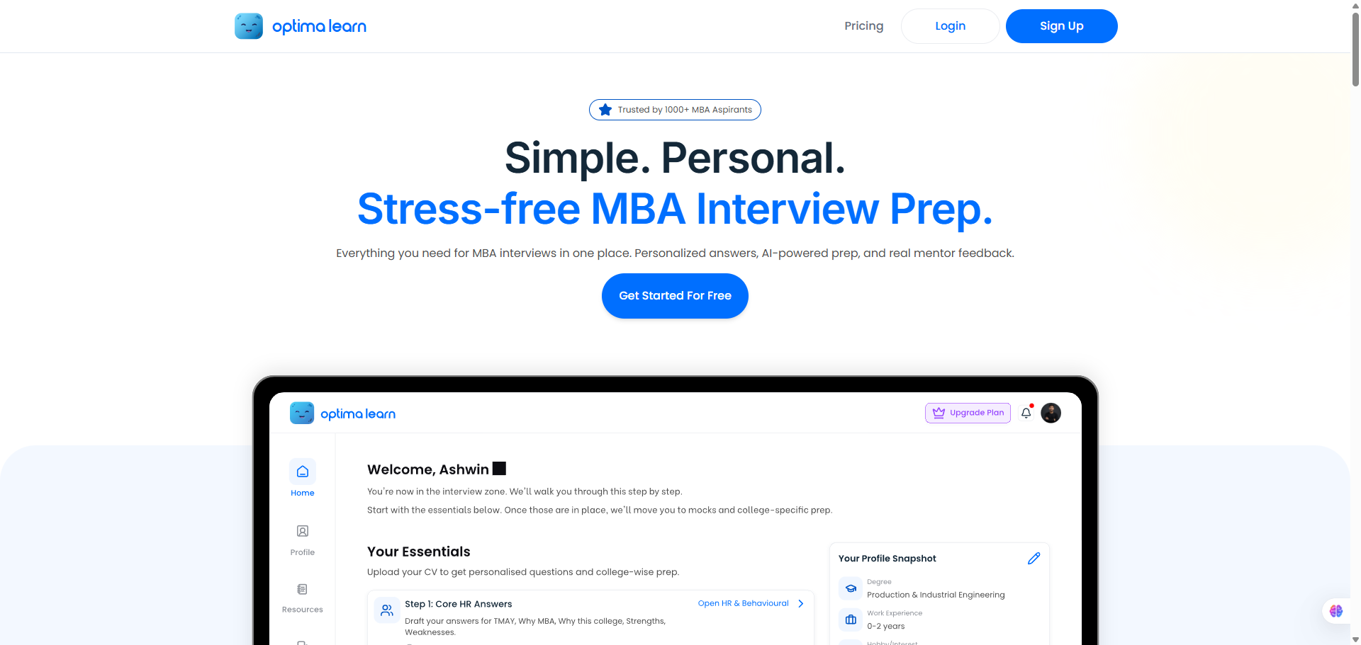 Optima Learn gallery image