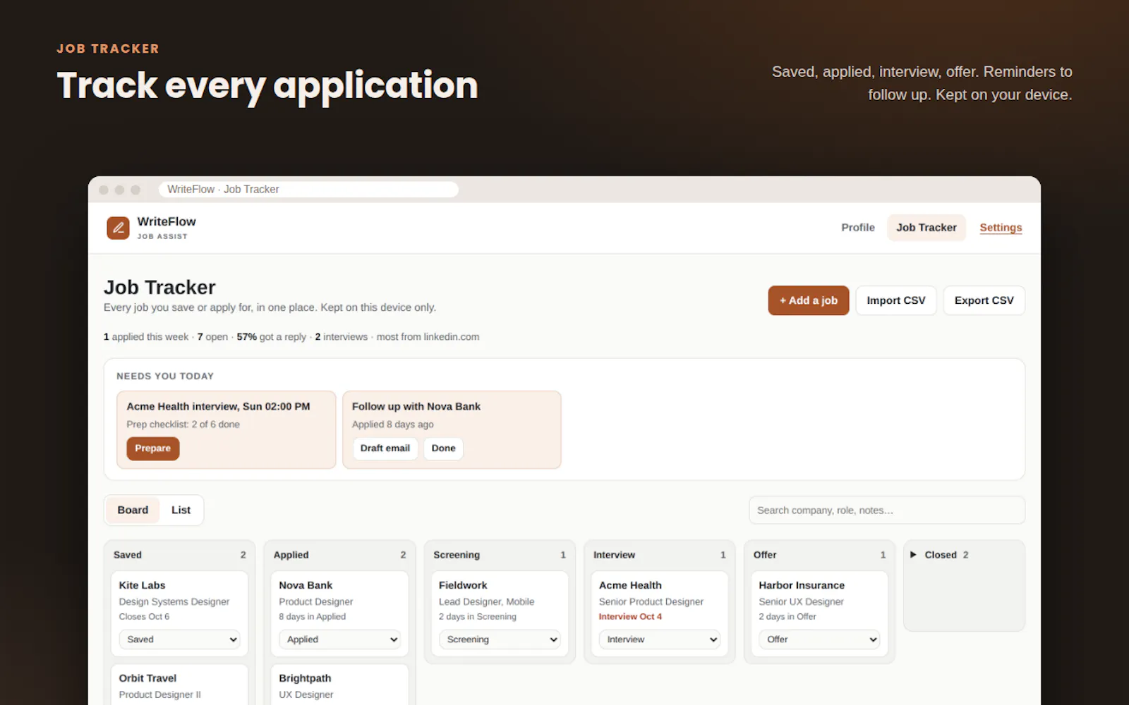 WriteFlow AI  screenshot 2