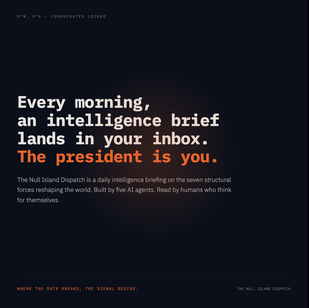 The Null Island Dispatch gallery image