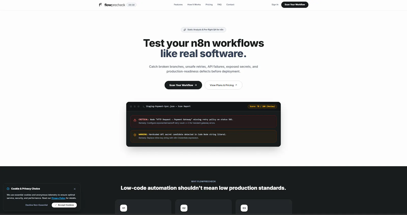 FlowPrecheck screenshot 1