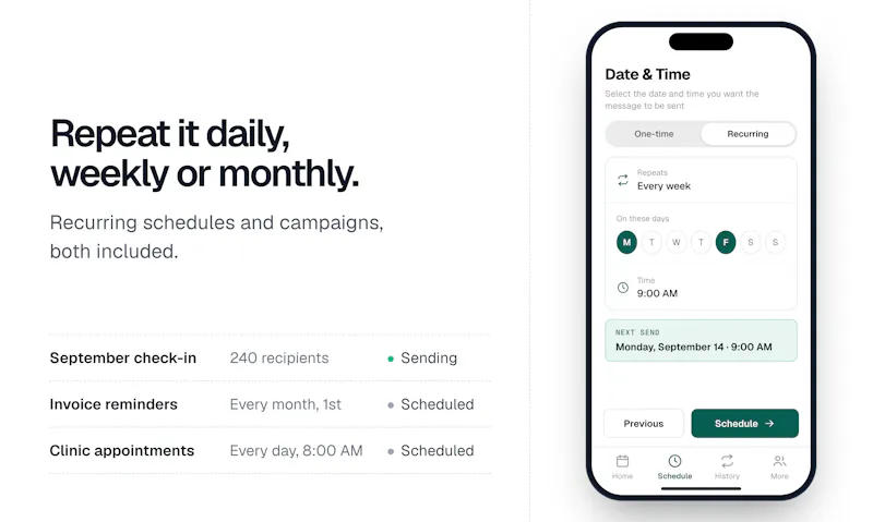 Chatmaid Schedule screenshot 6