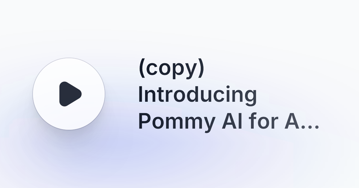 Pommy AI gallery image