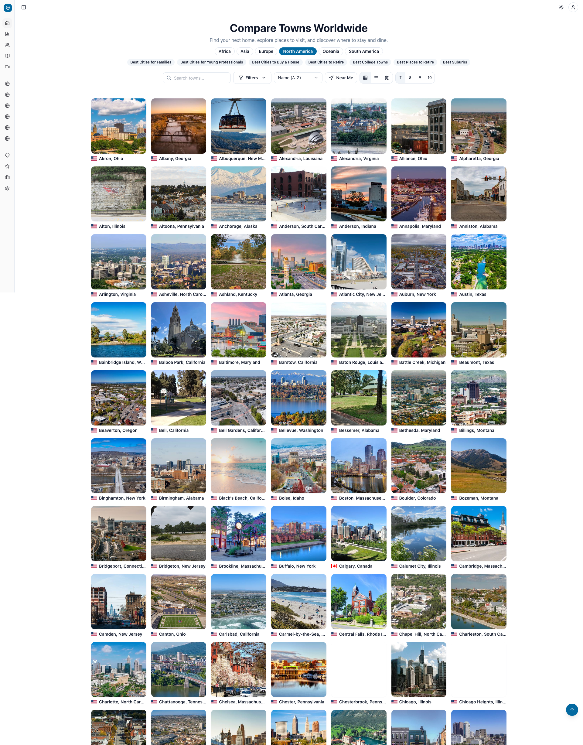 Compare Towns