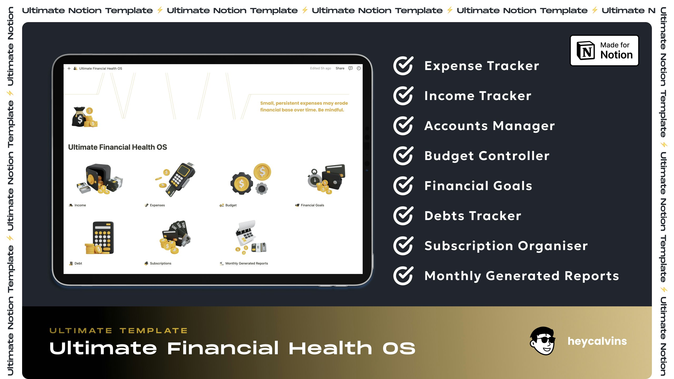 startuptile Ultimate Financial Health OS-Strengthen your financial health systematically