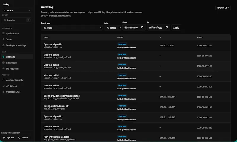 Rekey.dev screenshot 10