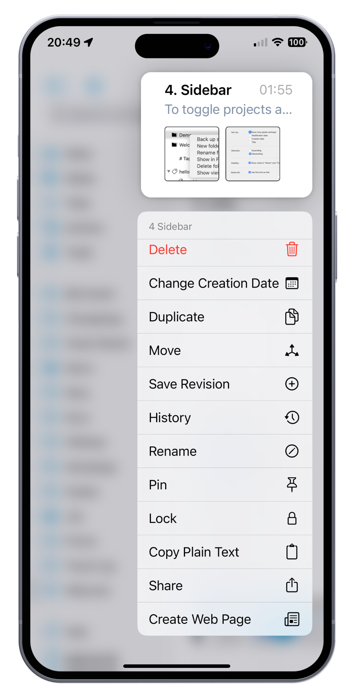 IOS के लिए fsnotes 6 - मार्कडाउन, नोट्स, iOS मीडिया 3
