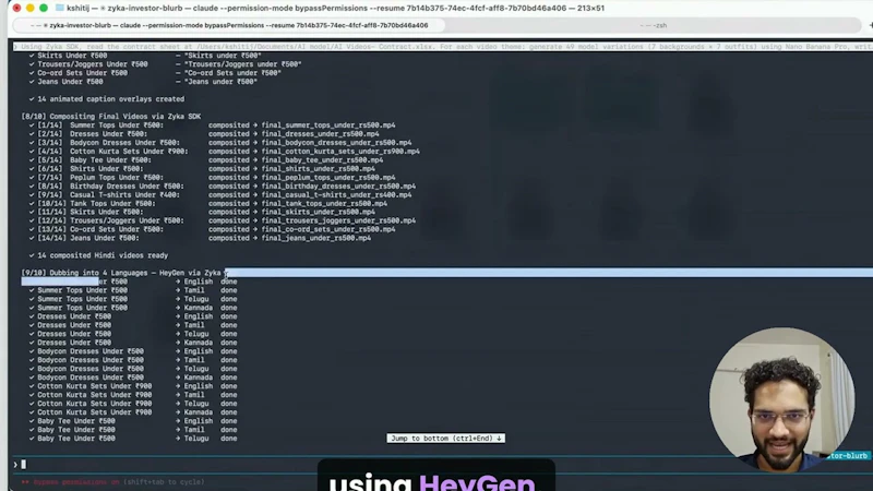 Zyka.ai screenshot 1 (video preview)