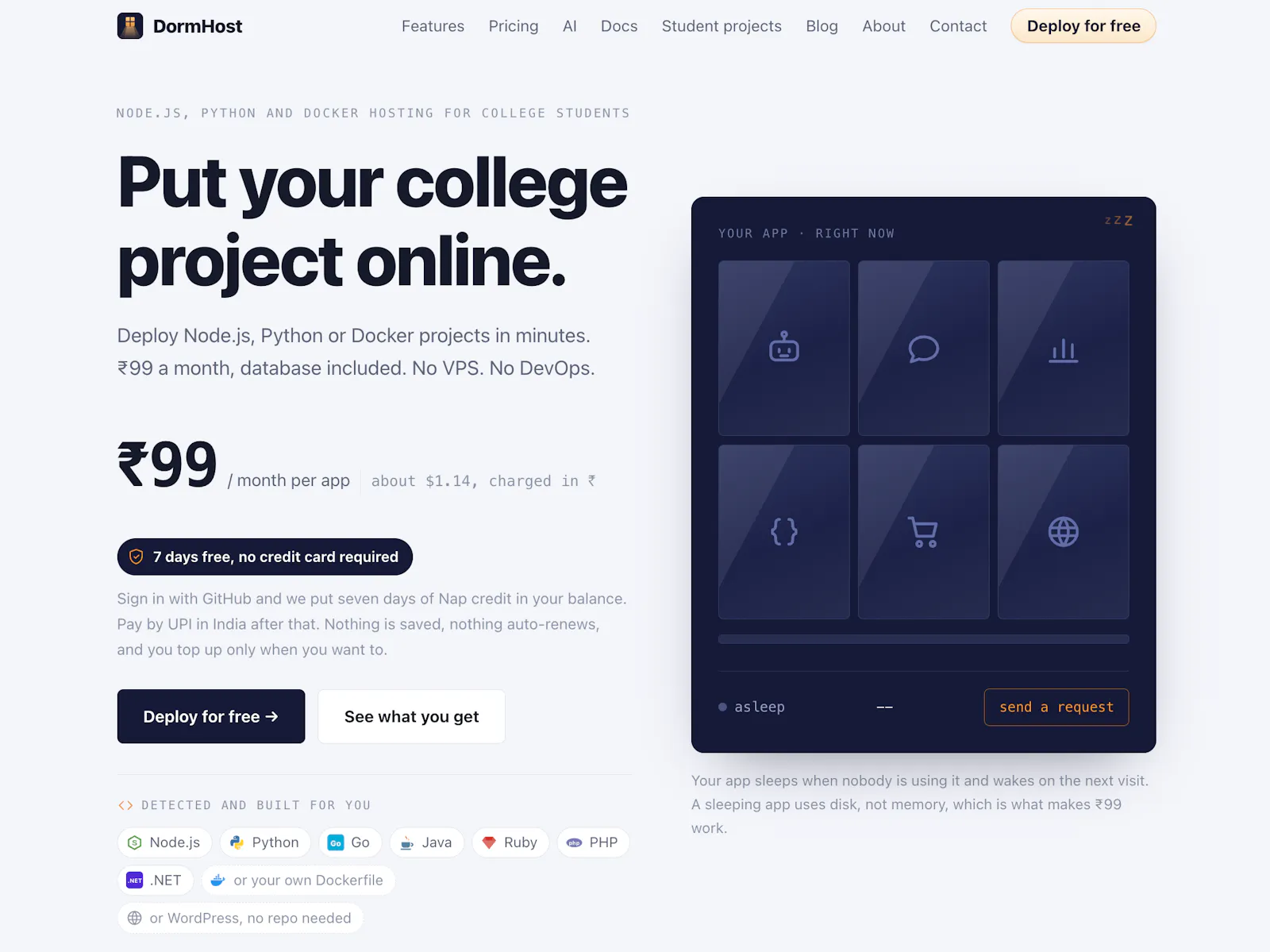 DormHost screenshot 1