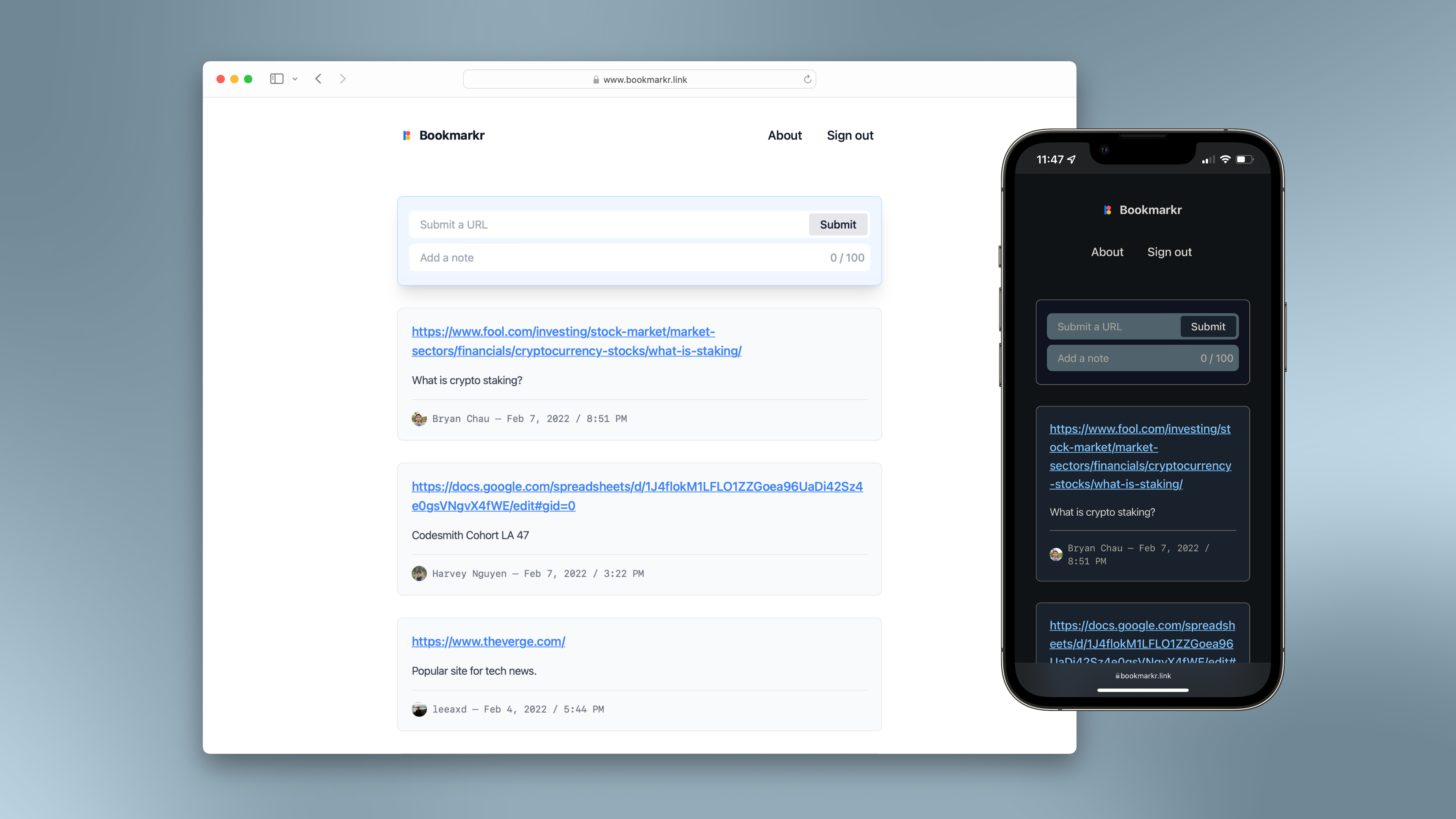 Bookmarkr gallery image