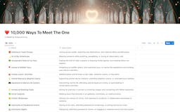 10,000 Ways To Meet The One media 2