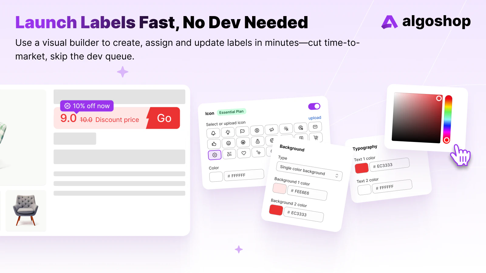 Algoshop Promo Label & Badge screenshot 6
