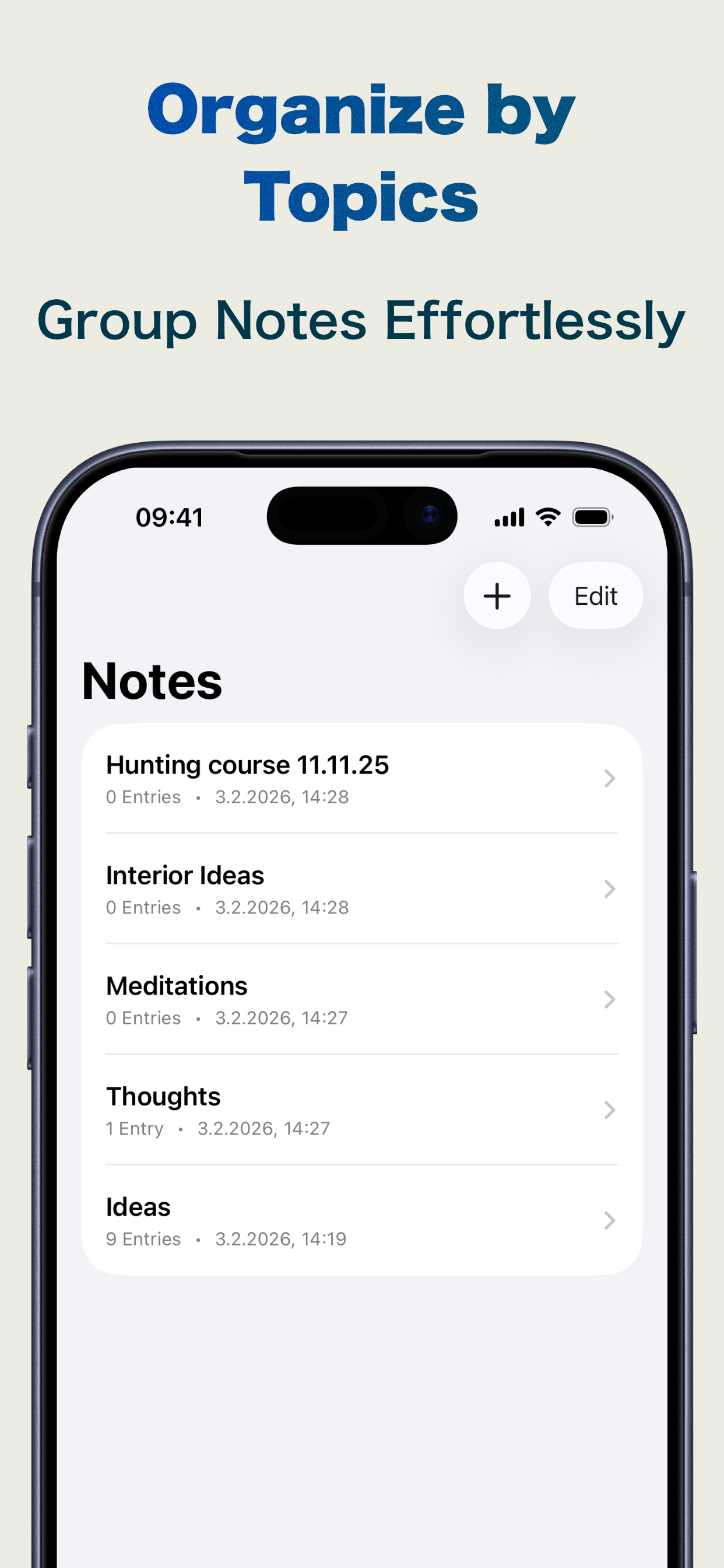 Chronote: Timestmap note gallery image