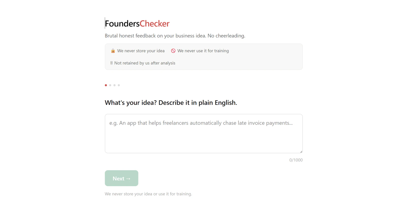 FoundersChecker screenshot 3