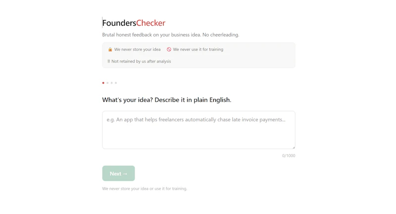 FoundersChecker screenshot 3
