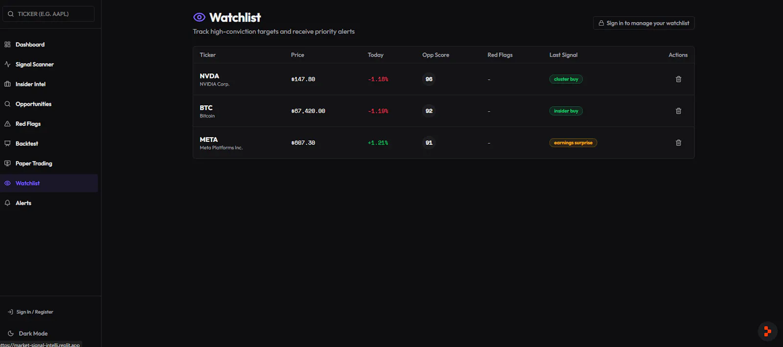 SignalIQ screenshot 3