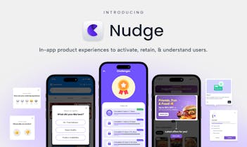 Nudgeのインタラクティブなアプリ内プラットフォームのスクリーンショット