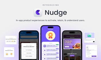 Capture d&rsquo;écran de la plateforme interactive in-app de Nudge.