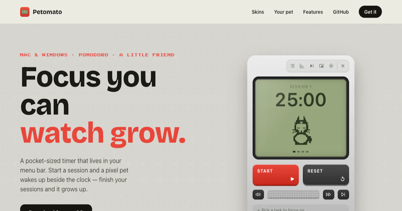 Petomato screenshot 1