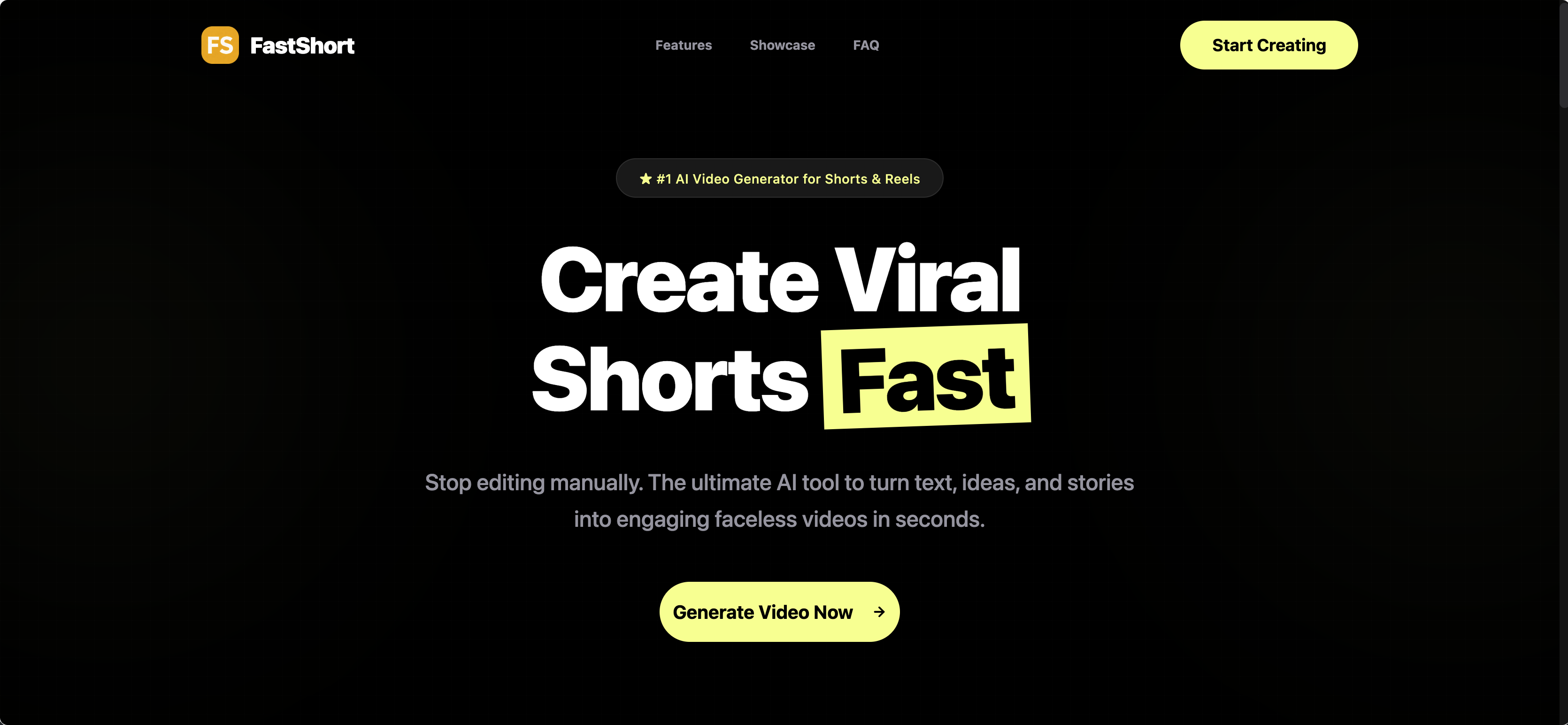 FastShort - Main product screenshot demonstrating key features and user interface
