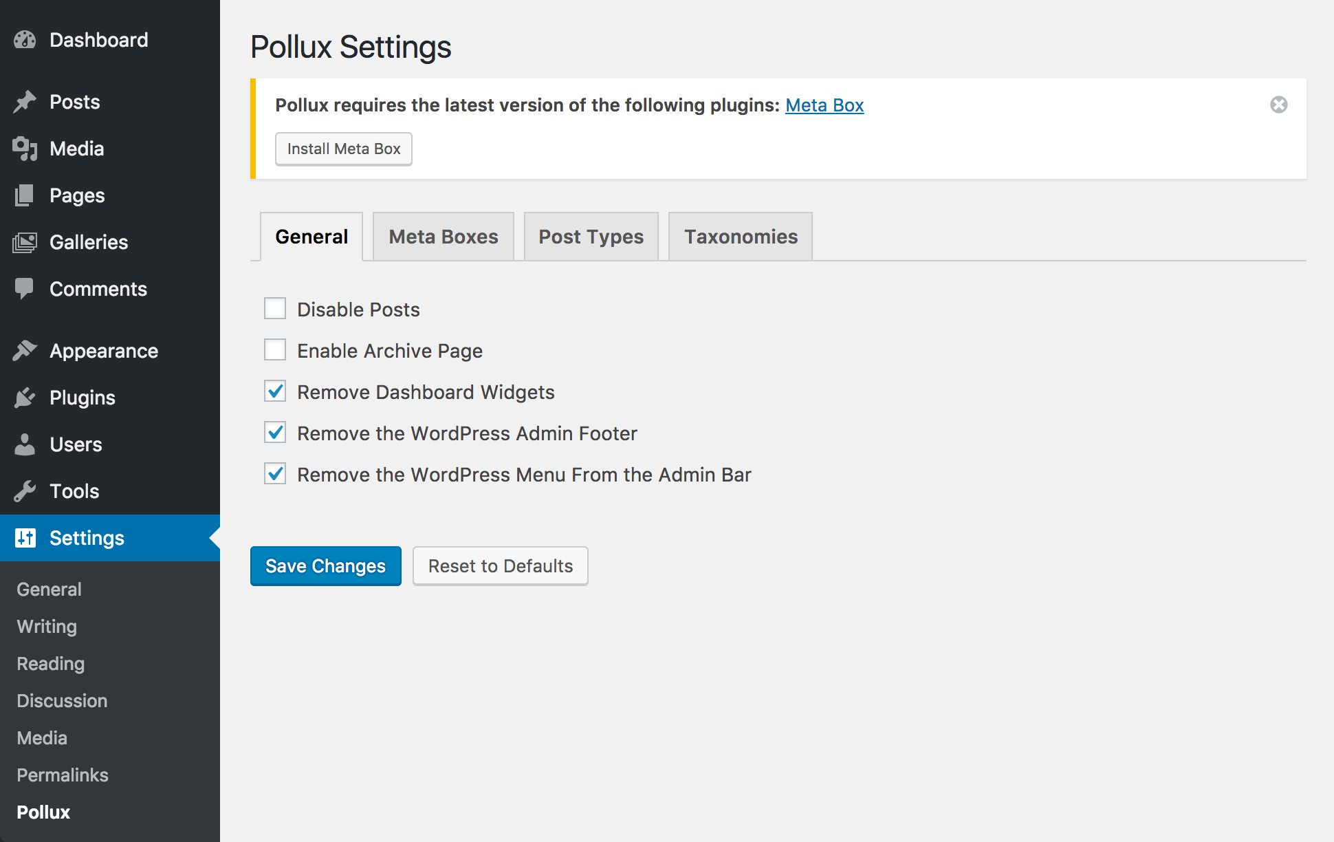 Pollux gallery image